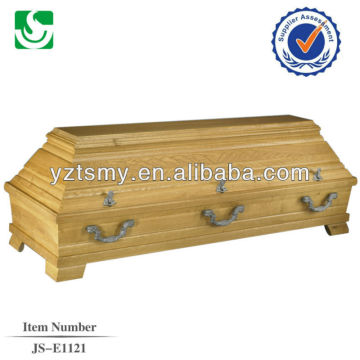 high quality pecan cheap coffin